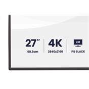 Iiyama ProGraphic HB2701UHSNP-B1 monitor - 27", UHD, IPS Black 2.0, 99% DCI-P3, áll. magasság, pivot, KVM, USB hub