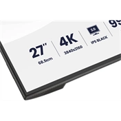 Iiyama ProGraphic HB2701UHSNP-B1 monitor - 27", UHD, IPS Black 2.0, 99% DCI-P3, áll. magasság, pivot, KVM, USB hub