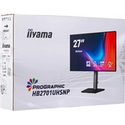 Iiyama ProGraphic HB2701UHSNP-B1 monitor - 27", UHD, IPS Black 2.0, 99% DCI-P3, áll. magasság, pivot, KVM, USB hub