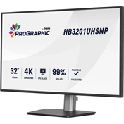 Iiyama ProGraphic HB3201UHSNP-B1 monitor - 31,5", UHD, IPS Black 2.0, 99% DCI-P3, áll. magasság, pivot, KVM, USB hub
