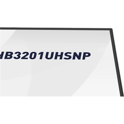 Iiyama ProGraphic HB3201UHSNP-B1 monitor - 31,5", UHD, IPS Black 2.0, 99% DCI-P3, áll. magasság, pivot, KVM, USB hub