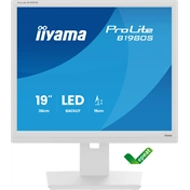 Iiyama ProLite B1980S-W1 monitor - 19" 1280x1024, TN, pivot, fehér