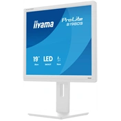 Iiyama ProLite B1980S-W1 monitor - 19" 1280x1024, TN, pivot, fehér