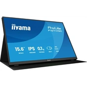 Iiyama ProLite P1670HSC-B1 hordozható monitor - 15,6" FHD IPS, USB-C, hangszórók, bőrtok