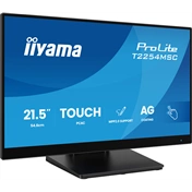 Iiyama ProLite T2254MSC-B2AG monitor - 21,5", PCAP+ 10 pontos érintőképernyős, MPP 2.0, FHD, IPS, 100Hz, USB hub, fekete