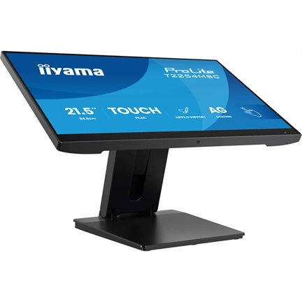 Iiyama ProLite T2254MSC-B2AG monitor - 21,5", PCAP+ 10 pontos érintőképernyős, MPP 2.0, FHD, IPS, 100Hz, USB hub, fekete
