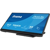 Iiyama ProLite T2254MSC-B2AG monitor - 21,5", PCAP+ 10 pontos érintőképernyős, MPP 2.0, FHD, IPS, 100Hz, USB hub, fekete