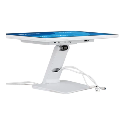 Iiyama ProLite T2452MSC-W1AG monitor - 24", PCAP+ 10 pontos érintőképernyős, FHD, IPS, 100Hz, USB hub, fehér