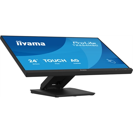 Iiyama ProLite T2454MSC-B3AG monitor - 24", InCell PCAP 10 pontos érintőképernyős, FHD, IPS, 83Hz, USB hub, fekete