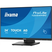 Iiyama ProLite T2454MSC-B3AG monitor - 24", InCell PCAP 10 pontos érintőképernyős, FHD, IPS, 83Hz, USB hub, fekete