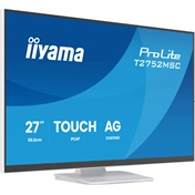 Iiyama ProLite T2752MSC-W1AG monitor - 27", PCAP+ 10 pontos érintőképernyős, FHD, IPS, 100Hz, USB hub, fehér