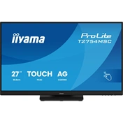 Iiyama ProLite T2754MSC-B2AG monitor - 27", InCell PCAP 10 pontos érintőképernyős, FHD, IPS, 83Hz, USB hub, fekete