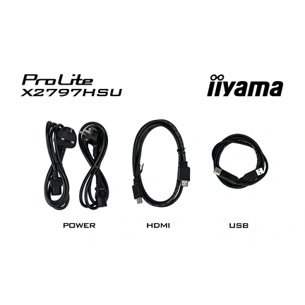 Iiyama ProLite X2797HSU-B1 monitor - 27", FHD, IPS, 120Hz, USB hub, fekete