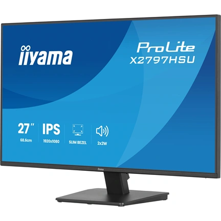 Iiyama ProLite X2797HSU-B1 monitor - 27", FHD, IPS, 120Hz, USB hub, fekete