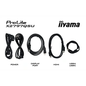 Iiyama ProLite X2797QSU-B1 monitor - 27", QHD, IPS, 75Hz, USB hub, fekete