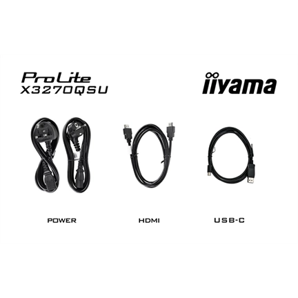 Iiyama ProLite X3270QSU-B1 monitor - 31,5" QHD IPS 100Hz Adaptive Sync