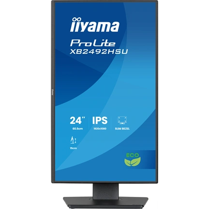 Iiyama ProLite XB2492HSU monitor - 24" FHD IPS, állítható magasságú, USB hub