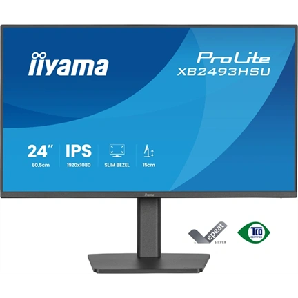 Iiyama ProLite XB2493HSU-B1 monitor - 23,8", FHD, IPS, 120Hz, USB hub, állatható magasság, pivot, fekete