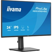Iiyama ProLite XB2496HSC-B1 monitor - 24", FHD, IPS, 144Hz, USB-C, állatható magasság, pivot, fekete