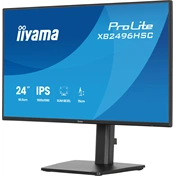 Iiyama ProLite XB2496HSC-B1 monitor - 24", FHD, IPS, 144Hz, USB-C, állatható magasság, pivot, fekete