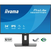 Iiyama ProLite XB2497HSN-B1 monitor - 24", FHD, IPS, 100Hz, USB-C, állítható magasság, pivot, fekete