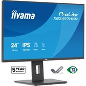 Iiyama ProLite XB2497HSN-B1 monitor - 24", FHD, IPS, 100Hz, USB-C, állítható magasság, pivot, fekete