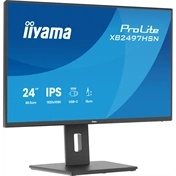 Iiyama ProLite XB2497HSN-B1 monitor - 24", FHD, IPS, 100Hz, USB-C, állítható magasság, pivot, fekete