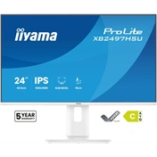 Iiyama ProLite XB2497HSU-W1 monitor - 23,8", FHD, IPS, 120Hz, USB hub, állítható magasság, pivot, fehér