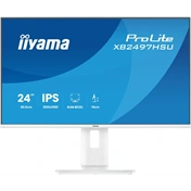 Iiyama ProLite XB2497HSU-W1 monitor - 23,8", FHD, IPS, 120Hz, USB hub, állítható magasság, pivot, fehér