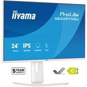 Iiyama ProLite XB2497HSU-W1 monitor - 23,8", FHD, IPS, 120Hz, USB hub, állítható magasság, pivot, fehér