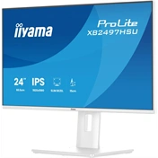 Iiyama ProLite XB2497HSU-W1 monitor - 23,8", FHD, IPS, 120Hz, USB hub, állítható magasság, pivot, fehér