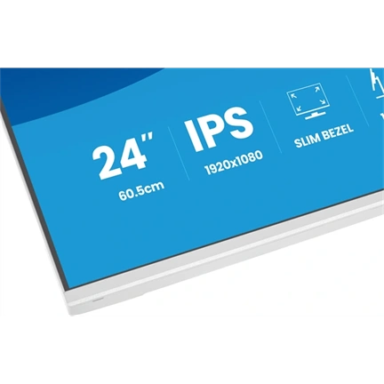 Iiyama ProLite XB2497HSU-W1 monitor - 23,8", FHD, IPS, 120Hz, USB hub, állítható magasság, pivot, fehér