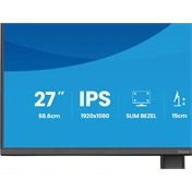 Iiyama ProLite XB2793HSU-B1 monitor - 27", FHD, IPS, 120Hz, USB hub, állatható magasság, pivot, fekete