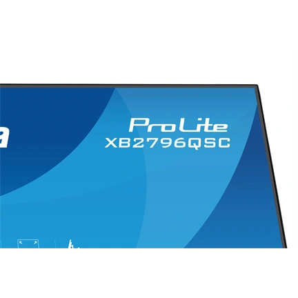 Iiyama ProLite XB2796QSC-B1 monitor - 27", QHD, IPS, 75Hz, USB-C, állatható magasság, pivot, fekete