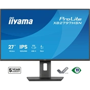 Iiyama ProLite XB2797HSN-B1 monitor - 27", FHD, IPS, 100Hz, USB-C, állítható magasság, pivot, fekete