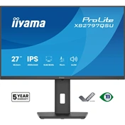 Iiyama ProLite XB2797QSU-B1 monitor - 27", QHD, IPS, 75Hz, USB hub, állítható magasság, pivot, fekete