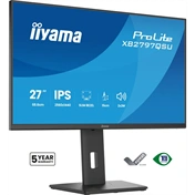 Iiyama ProLite XB2797QSU-B1 monitor - 27", QHD, IPS, 75Hz, USB hub, állítható magasság, pivot, fekete