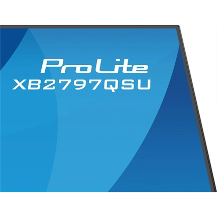 Iiyama ProLite XB2797QSU-B1 monitor - 27", QHD, IPS, 75Hz, USB hub, állítható magasság, pivot, fekete
