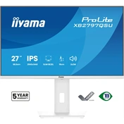 Iiyama ProLite XB2797QSU-W1 monitor - 27", QHD, IPS, 75Hz, USB hub, állítható magasság, pivot, fehér