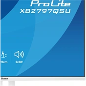 Iiyama ProLite XB2797QSU-W1 monitor - 27", QHD, IPS, 75Hz, USB hub, állítható magasság, pivot, fehér