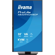 Iiyama ProLite XB3294UHSCP-B1 monitor - 31,5", UHD, VA, USB-C, KVM, állatható magasság, pivot, fekete