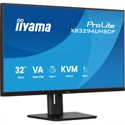 Iiyama ProLite XB3294UHSCP-B1 monitor - 31,5", UHD, VA, USB-C, KVM, állatható magasság, pivot, fekete
