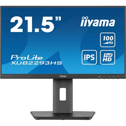 Iiyama ProLite XUB2293HS-B6 monitor - 21,5" FHD IPS 100Hz, pivot, elfordítható, állítható magasságú