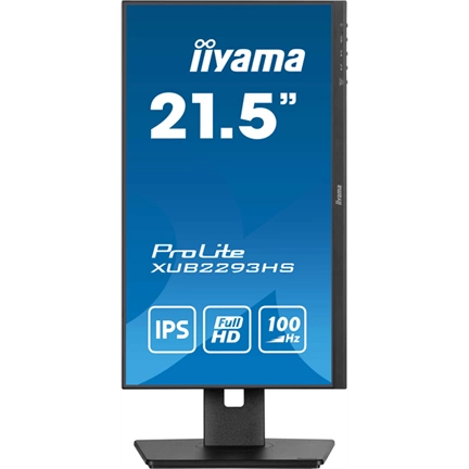 Iiyama ProLite XUB2293HS-B6 monitor - 21,5" FHD IPS 100Hz, pivot, elfordítható, állítható magasságú
