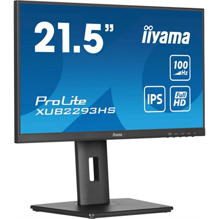 Iiyama ProLite XUB2293HS-B6 monitor - 21,5" FHD IPS 100Hz, pivot, elfordítható, állítható magasságú