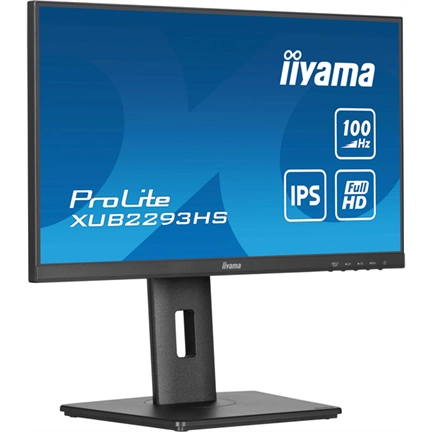 Iiyama ProLite XUB2293HS-B6 monitor - 21,5" FHD IPS 100Hz, pivot, elfordítható, állítható magasságú