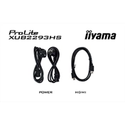 Iiyama ProLite XUB2293HS-B6 monitor - 21,5" FHD IPS 100Hz, pivot, elfordítható, állítható magasságú