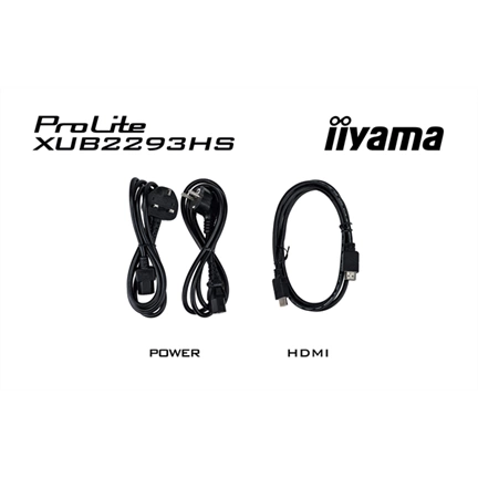 Iiyama ProLite XUB2293HS-B6 monitor - 21,5" FHD IPS 100Hz, pivot, elfordítható, állítható magasságú