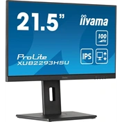 Iiyama ProLite XUB2293HSU-B7 monitor - 21,5" FHD IPS 100Hz, pivot, elfordítható, állítható magasságú, USB hub