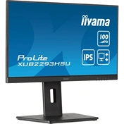 Iiyama ProLite XUB2293HSU-B7 monitor - 21,5" FHD IPS 100Hz, pivot, elfordítható, állítható magasságú, USB hub